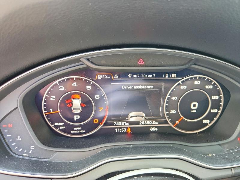 2019 Audi VIN WA1BNAFY0K2083640 COPART salvage auction — SIDE, Vt - Cert Of Title-Salvage Vehicle, sold $9,300 on 2026-07-20 (photo 9)