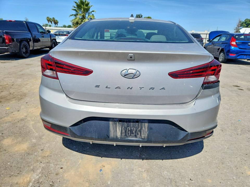 2020 Hyundai Elantra VIN KMHD84LF6LU011983 COPART salvage auction — FRONT END, Ca - Salvage Certificate, sold $1,850 on 2026-07-17 (photo 6)