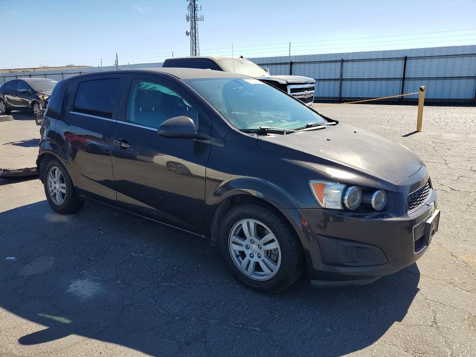 2015 Chevrolet SONIC VIN 1G1JC6SH2F4121639 COPART salvage auction — REAR END, Ca - Salvage Certificate, sold $250 on 2026-07-09 (photo 4)