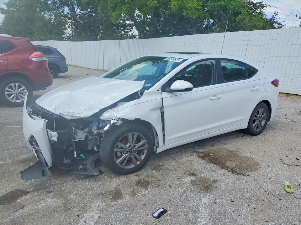 2018 Hyundai Elantra VIN 5NPD84LF3JH217001 COPART salvage auction — FRONT END, Mo - Salvage Certificate Of Title, sold $1,700 on 2026-07-02 (photo 1)