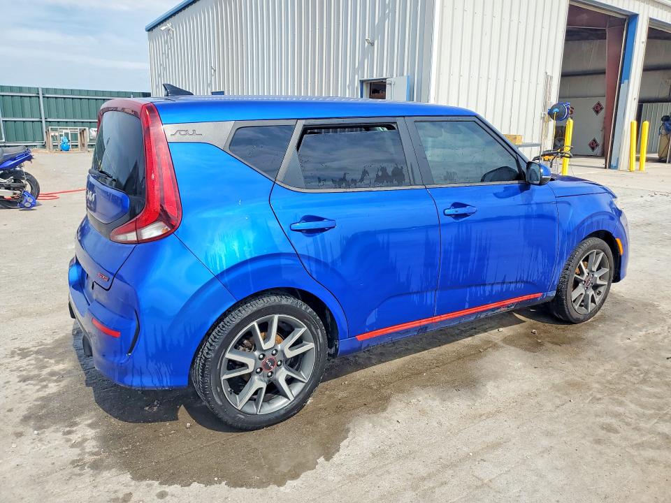 2022 Kia Soul VIN KNDJ63AU7N7803845 COPART salvage auction — FRONT END, Fl - Cert Of Title Slvg Rebuildable, sold $1,650 on 2026-07-20 (photo 3)
