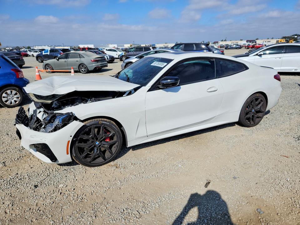 2026 BMW 4er VIN WBA43DA08TCW52198 COPART salvage auction — FRONT END, Ca - Salvage Certificate, sold $18,800 on 2026-07-31 (photo 1)