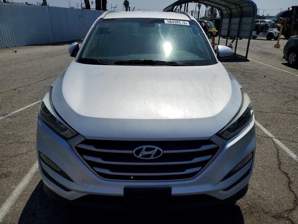 2018 Hyundai Tucson VIN KM8J33A47JU791941 COPART salvage auction — VANDALISM, Ca - Salvage Certificate, sold $3,650 on 2026-07-07 (photo 5)