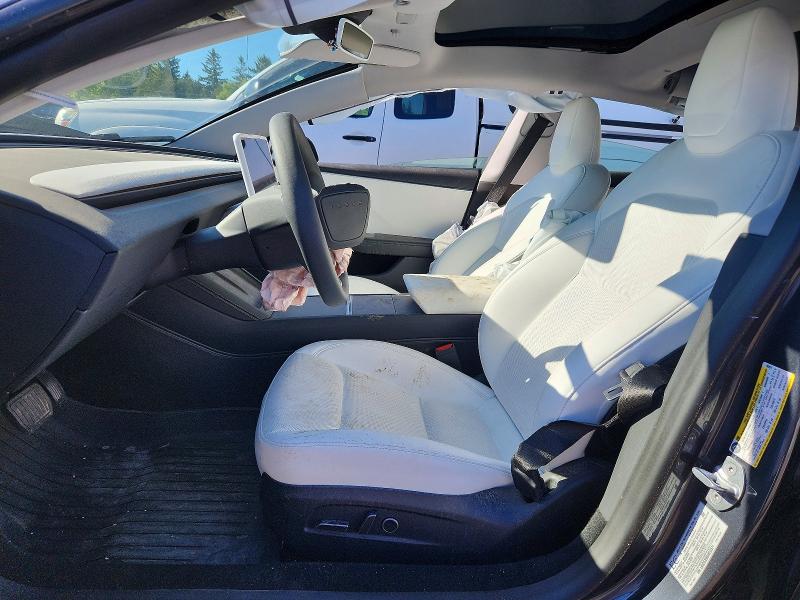 2024 Tesla Model 3 VIN LRW3E7EBXRC262571 COPART salvage auction — FRONT END, On - Permit Salvage, sold $12,700 on 2026-07-14 (photo 7)