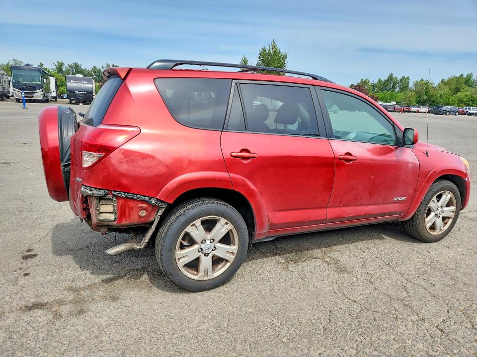 2007 Toyota Rav 4 VIN JTMBK32V675022224 COPART salvage auction — REAR END, Or - Salvage Title Certificate, sold $800 on 2026-07-27 (photo 3)