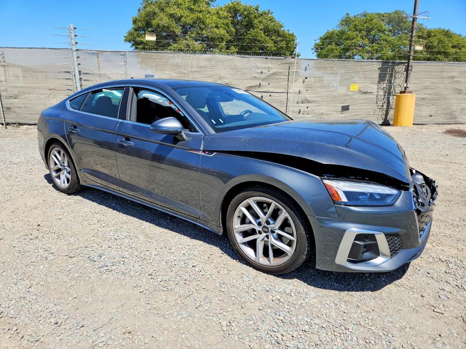 2023 Audi VIN WAUDACF56PA010701 COPART salvage auction — FRONT END, Ca - Salvage Certificate, sold $8,300 on 2026-07-28 (photo 4)