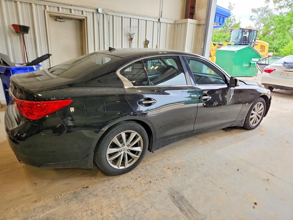 2014 Infiniti Q50 VIN JN1BV7AR0EM702113 COPART salvage auction — FRONT END, Wi - Junked Vehicle Bill Of Sale, sold $375 on 2026-07-15 (photo 3)