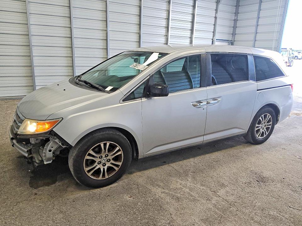 2013 Honda Odyssey VIN 5FNRL5H40DB089790 COPART salvage auction — FRONT END, Fl - Certificate Of Title, sold $1,400 on 2026-07-09 (photo 1)