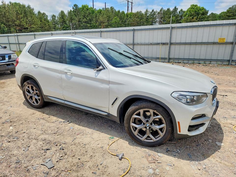 2021 BMW X3 VIN 5UXTY5C03M9H78004 COPART salvage auction — FRONT END, Va - Cert Of Title - Salvage, sold $10,500 on 2026-07-13 (photo 4)