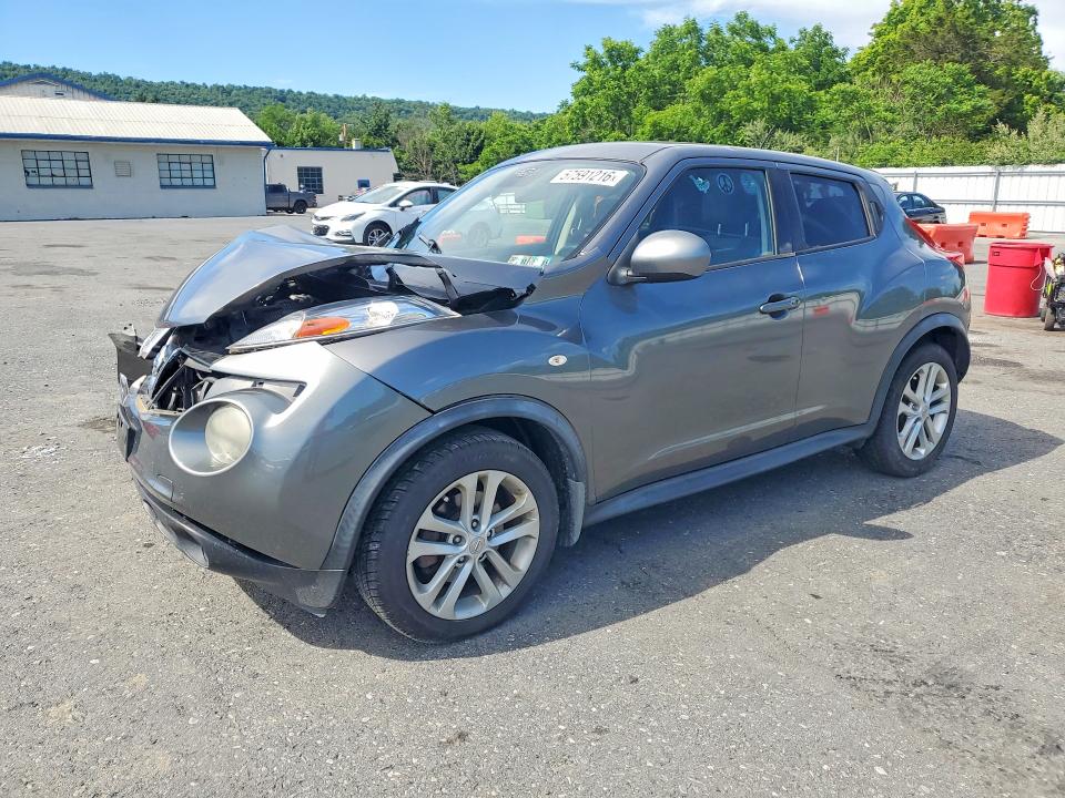2013 Nissan Juke VIN JN8AF5MV4DT218005 COPART salvage auction — FRONT END, Pa - Certificate Of Salvage, sold $350 on 2026-07-07 (photo 1)