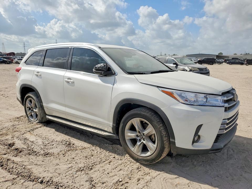 2019 Toyota Highlander VIN 5TDYZRFH3KS324764 COPART salvage auction — FRONT END, Fl - Cert Of Title Slvg Rebuildable (P), sold $11,200 on 2026-07-10 (photo 4)
