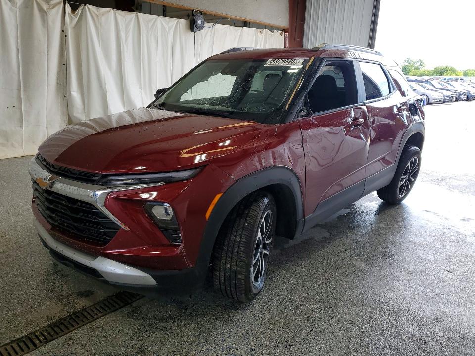 2025 Chevrolet Trail blazer VIN KL79MRSL8SB067571 COPART salvage auction — SIDE, NC - CERTIFICATE OF TITLE (P), sold $3,600 on 2026-07-13 (photo 1)