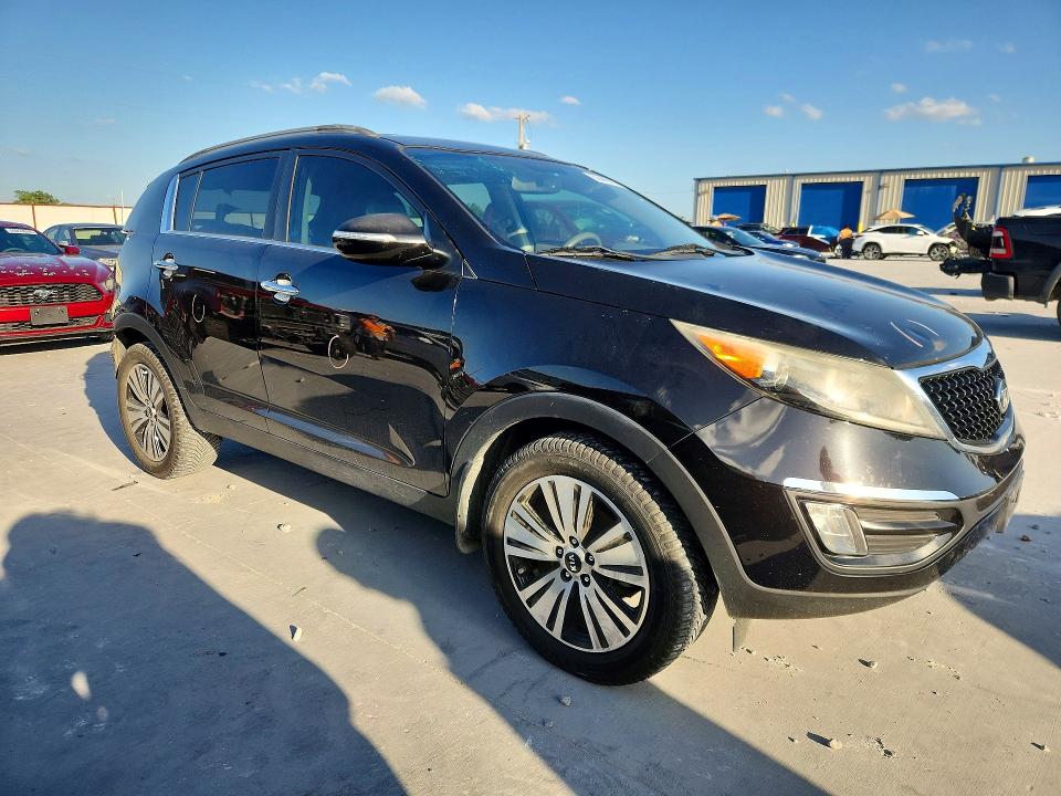 2014 Kia Sportage VIN KNDPC3AC2E7575117 COPART salvage auction — REAR END, Tx - Salvage Vehicle Title, sold $2,200 on 2026-07-17 (photo 4)