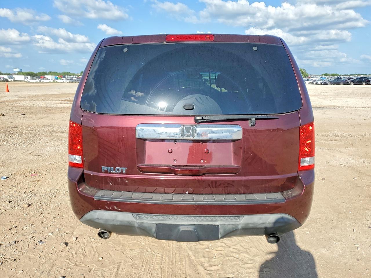 2012 Honda Pilot VIN 5FNYF3H53CB018369 COPART salvage auction — Mechanical, TX - CERTIFICATE OF TITLE, sold $550 on 2026-07-08 (photo 6)