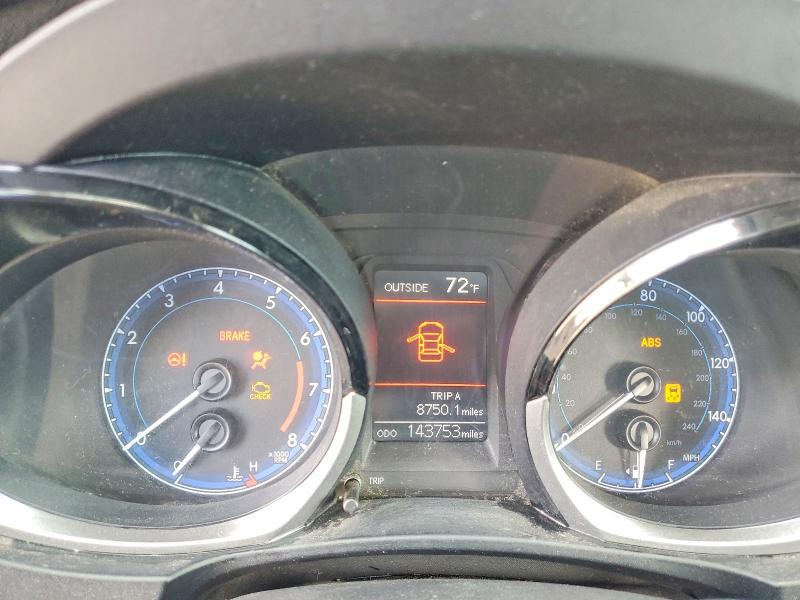 2016 Toyota Corolla VIN 5YFBURHE2GP447639 COPART salvage auction — FRONT END, ID - SALVAGE CERTIFICATE OF TITLE, sold $2,250 on 2026-07-30 (photo 9)