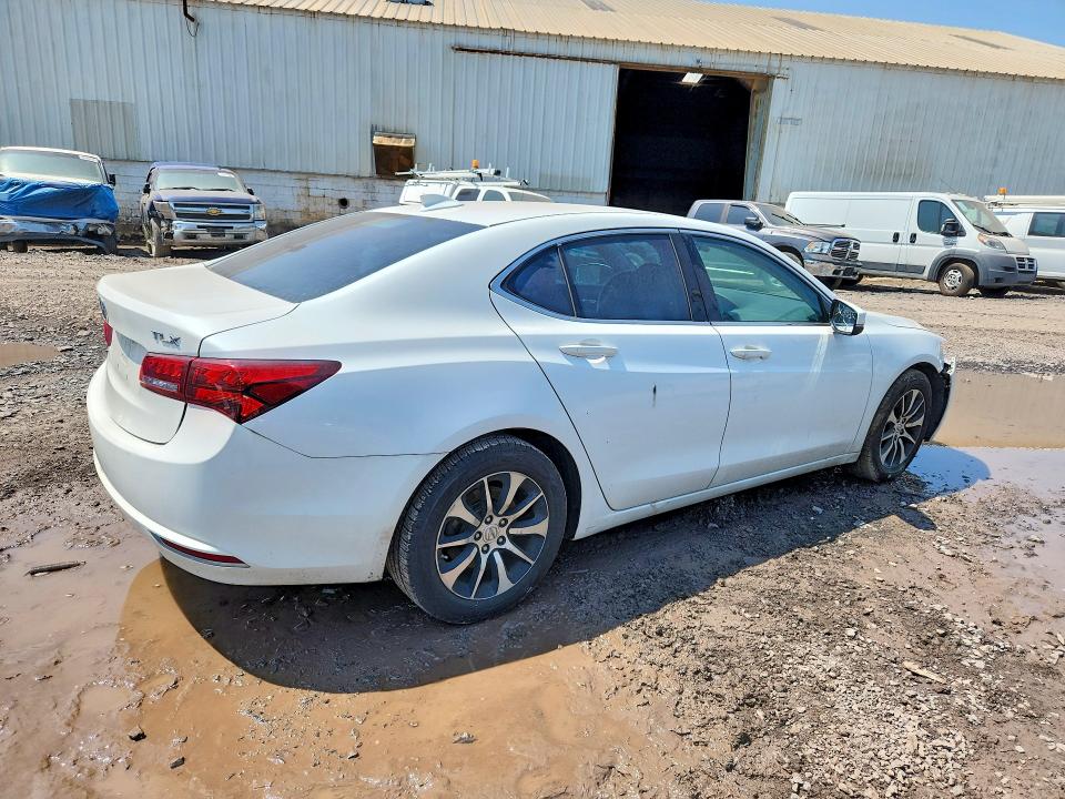 2015 Acura Tlx VIN 19UUB1F56FA004627 COPART salvage auction — FRONT END, Pa - Certificate Of Salvage, sold $750 on 2026-08-03 (photo 3)