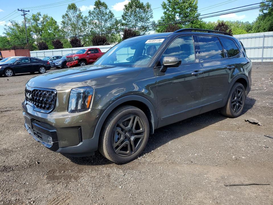 2024 Kia Telluride VIN 5XYP5DGC2RG471548 COPART salvage auction — REAR END, Ct - Cert Of Title-Salvage, sold $725 on 2026-07-31 (photo 1)
