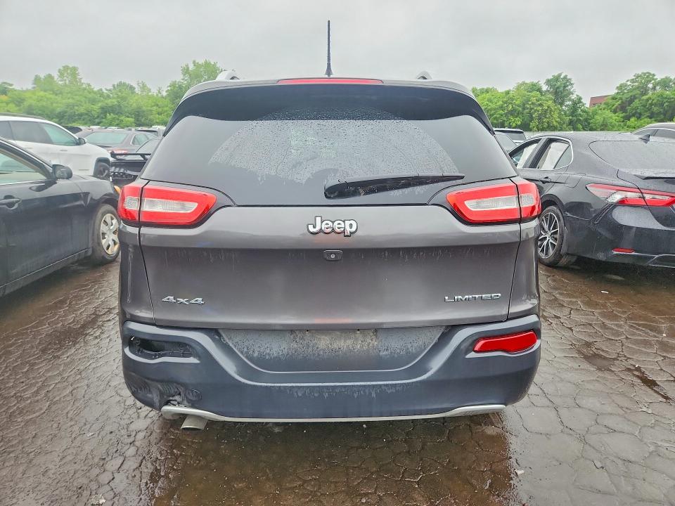 2015 Jeep Cherokee VIN 1C4PJMDB4FW599814 COPART salvage auction — REAR END, Ct - Certificate Of Title, sold $2,200 on 2026-07-02 (photo 6)