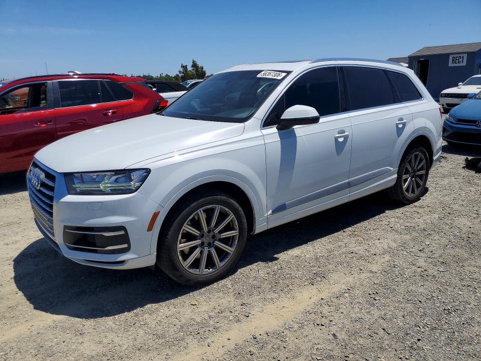 2018 Audi Q7 VIN WA1LAAF70JD016384 COPART salvage auction — UNDERCARRIAGE, CA - SALVAGE CERTIFICATE, sold $6,300 on 2026-07-14 (photo 1)