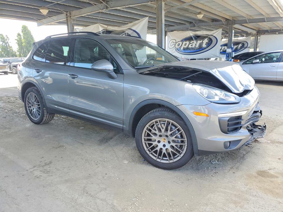2018 Porsche Cayenne VIN WP1AA2A25JKA04742 COPART salvage auction — FRONT END, Ca - Salvage Certificate, sold $2,750 on 2026-08-18 (photo 4)