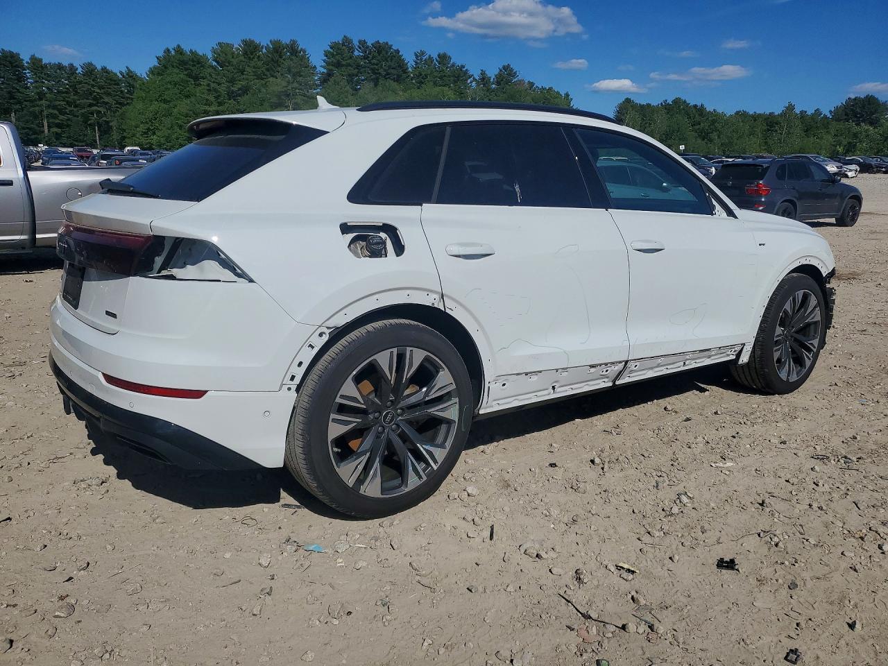 2025 Audi VIN WA1EVBF10SD037171 COPART salvage auction — Front End, MA - CERT OF TITLE-SALVAGE, sold $31,750 on 2026-09-03 (photo 3)