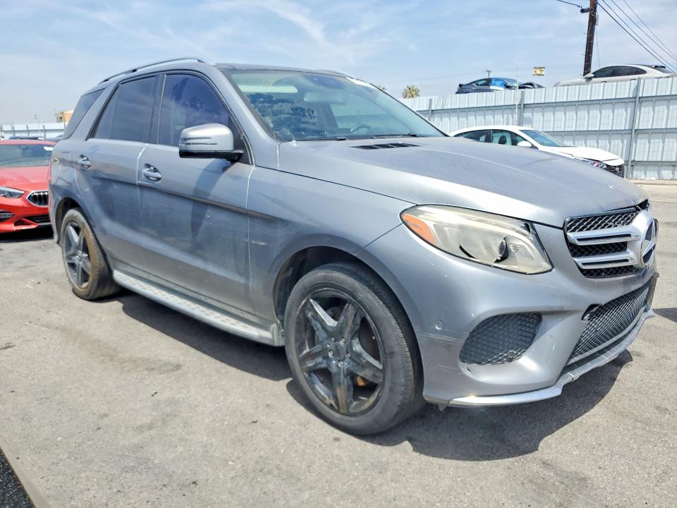 2016 Mercedes-benz Gle class VIN 4JGDA5GB6GA624209 COPART salvage auction — FRONT END, Ca - Cert Of Title Or Salvage Acq (P), sold $3,300 on 2026-07-09 (photo 4)