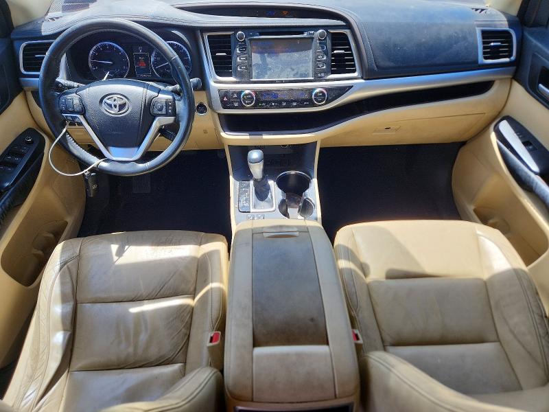 2015 Toyota Highlander VIN 5TDKKRFH4FS064486 COPART salvage auction — FRONT END, Ok - Cert Of Title-Salvage, sold $5,400 on 2026-07-15 (photo 8)