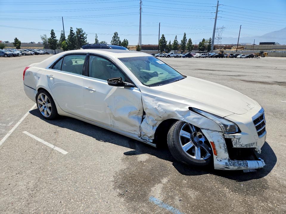 2014 Cadillac Cts VIN 1G6AT5SX4E0169161 COPART salvage auction — FRONT END, Ca - Salvage Certificate, sold $800 on 2026-07-02 (photo 4)