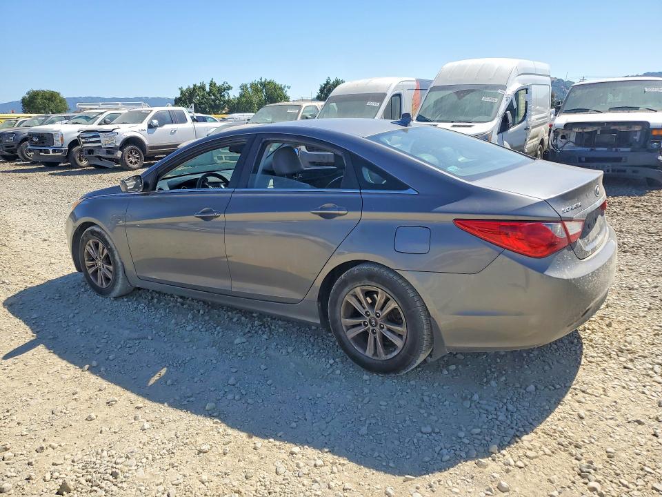 2013 Hyundai Sonata VIN 5NPEB4AC1DH512052 COPART salvage auction — FRONT END, Ca - Salvage Certificate, sold $525 on 2026-07-02 (photo 2)