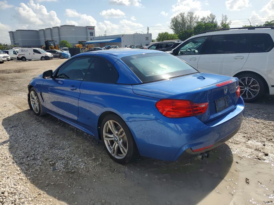 2014 BMW 4er VIN WBA3V7C56EJ873362 COPART salvage auction — FRONT END, Fl - Cert Of Title Slvg Rebuildable, sold $5,700 on 2026-08-17 (photo 2)