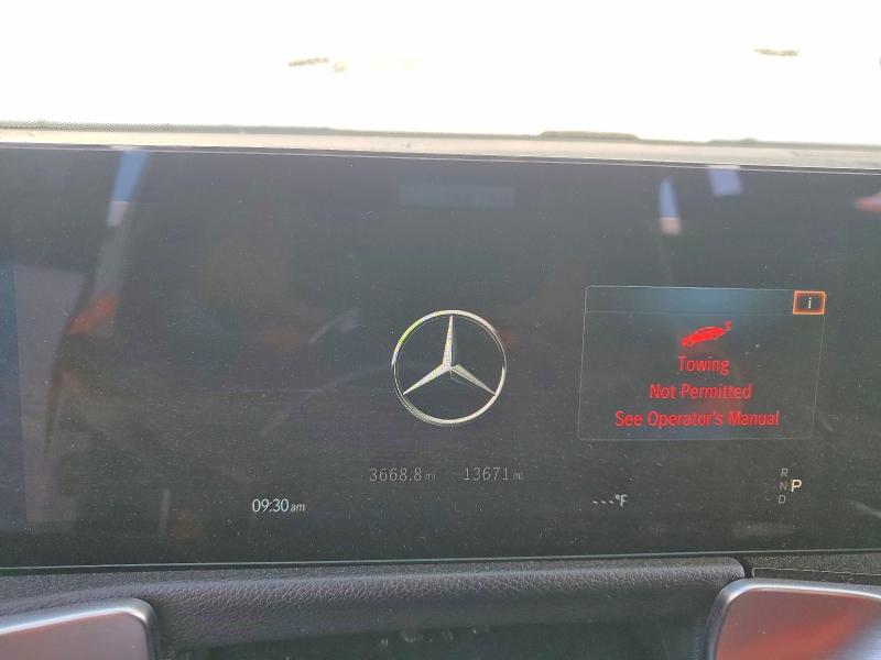 2024 Mercedes-benz VIN W1N9M0KB8RN077220 COPART salvage auction — REAR END, Ca - Salvage Certificate, sold $5,900 on 2026-07-08 (photo 9)