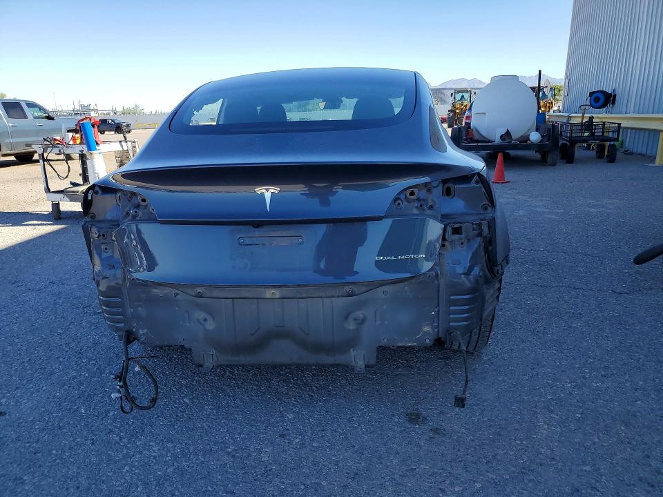 2021 Tesla Model 3 VIN 5YJ3E1EB1MF048452 COPART salvage auction — REAR END, Az - Cert Of Title - Salvage, sold $7,400 on 2026-07-10 (photo 6)
