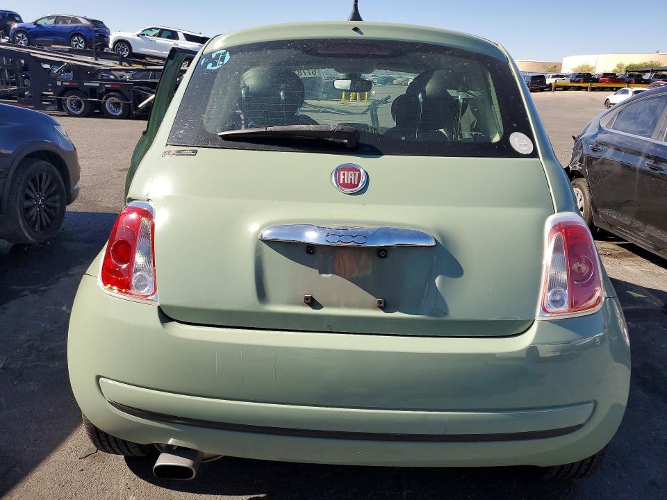 2016 Fiat 500 VIN 3C3CFFAR1GT136330 COPART salvage auction — SIDE, Nv - Salvage Title, sold $975 on 2026-07-27 (photo 6)