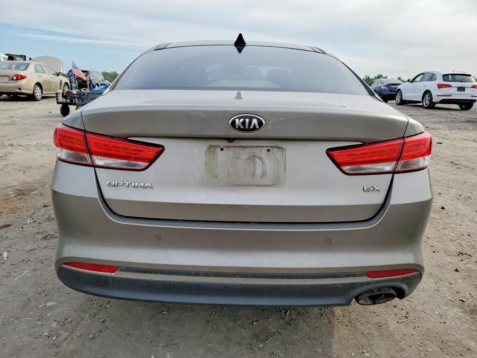 2016 Kia Optima VIN 5XXGU4L31GG084760 COPART salvage auction — FRONT END, Va - Certificate Of Title, sold $650 on 2026-07-22 (photo 6)