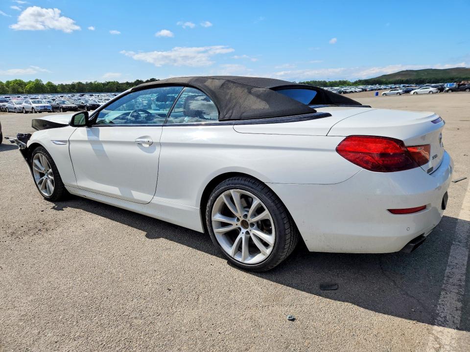 2016 BMW 6er VIN WBA6F7C53GD930404 COPART salvage auction — FRONT END, Ny - Mv-907A Salvage Certificate, sold $2,600 on 2026-08-03 (photo 2)