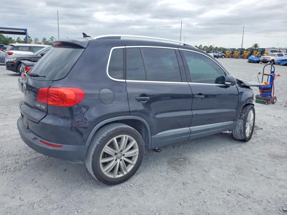 2013 Volkswagen Tiguan VIN WVGAV3AX3DW565909 COPART salvage auction — FRONT END, Fl - Certificate Of Destruction, sold $275 on 2026-07-24 (photo 3)