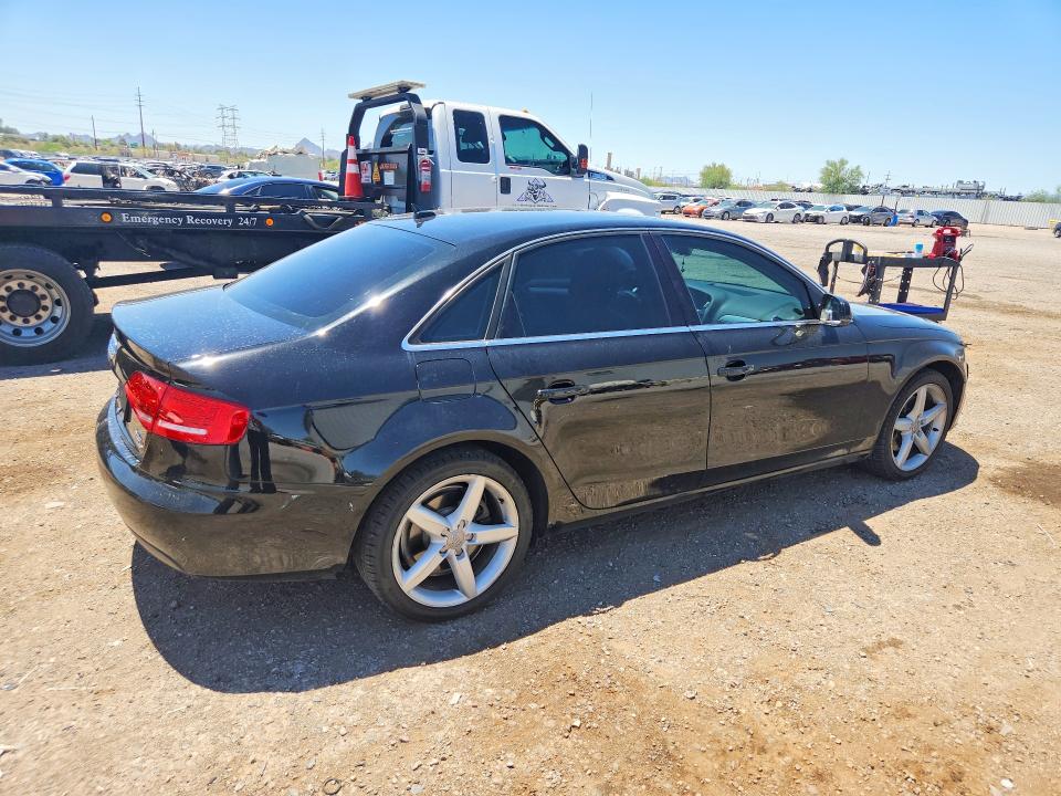 2012 Audi A4 VIN WAUBFAFL8CA082392 COPART salvage auction — FRONT END, Az - Cert Of Title - Salvage, sold $950 on 2026-07-06 (photo 3)