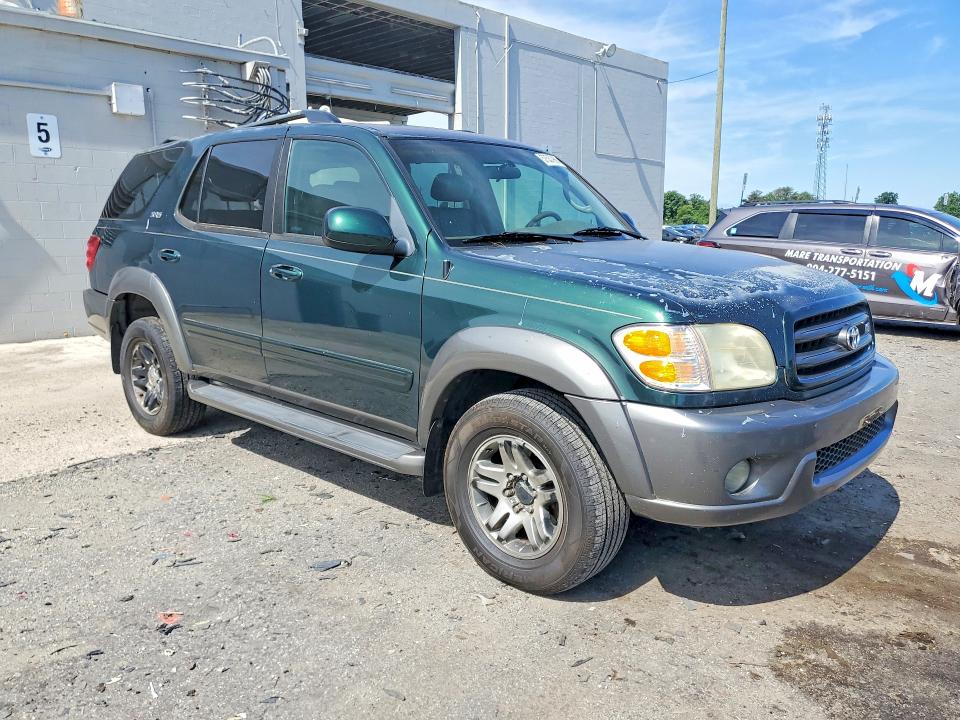 2004 Toyota Sequoia VIN 5TDBT44A94S206009 COPART salvage auction — ROOF, Va - Cert Of Title - Salvage, sold $1,050 on 2026-07-08 (photo 4)