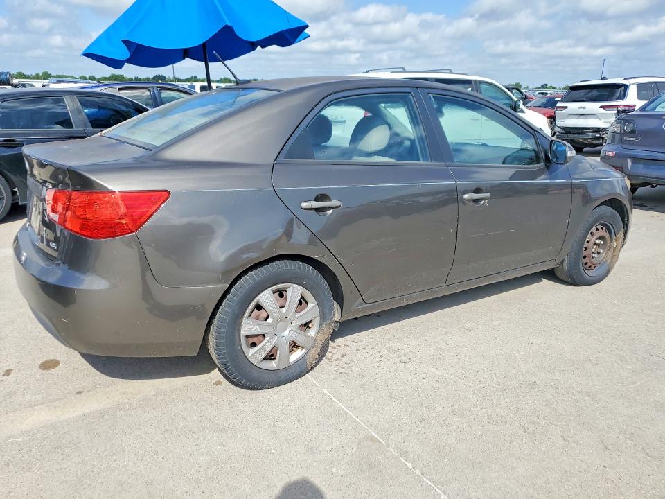 2010 Kia Forte VIN KNAFU4A20A5865476 COPART salvage auction — SIDE, Tx - Certificate Of Title, sold $975 on 2026-07-09 (photo 3)