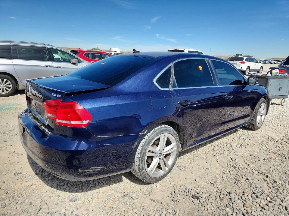 2014 Volkswagen VIN 1VWBT7A33EC039119 COPART salvage auction — FRONT END, Ut - Salvage Certificate, sold $150 on 2026-08-21 (photo 3)