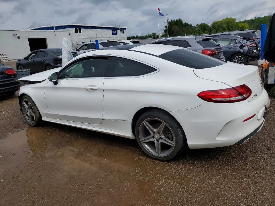 2017 Mercedes-benz C class VIN WDDWJ4KB8HF394570 COPART salvage auction — FRONT END, On - Permit Salvage, sold $3,050 on 2026-07-14 (photo 2)