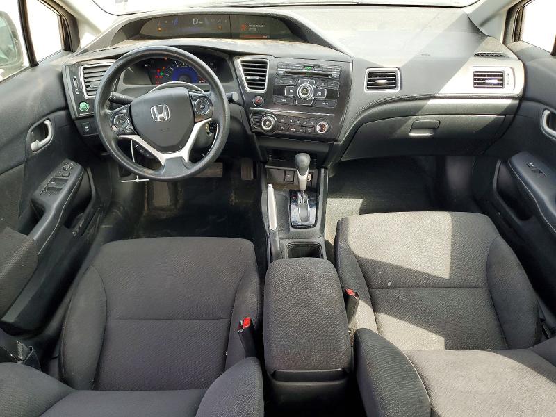 2013 Honda Civic VIN 2HGFB2F57DH591854 COPART salvage auction — FRONT END, Md - Cert Of Salvage > 75% Damage, sold $125 on 2026-07-23 (photo 8)