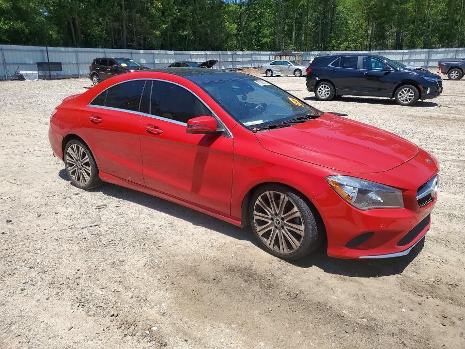 2018 Mercedes-benz Cla-klasse VIN WDDSJ4EB3JN684138 COPART salvage auction — REAR END, Nc - Dealer Only Clean Title, sold $1,200 on 2026-07-31 (photo 4)