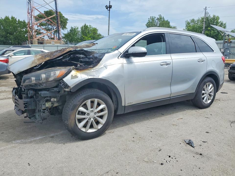 2017 Kia Sorento VIN 5XYPGDA35HG231542 COPART salvage auction — BURN, In - Cert Of Title-Salvage Title, sold $250 on 2026-07-27 (photo 1)
