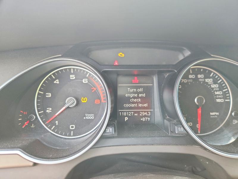 2013 Audi A5 VIN WAULFAFH3DN015614 COPART salvage auction — FRONT END, Va - Cert Of Title - Salvage, sold $275 on 2026-07-27 (photo 9)