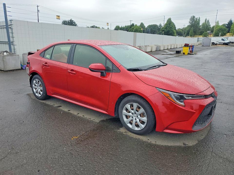2020 Toyota Corolla VIN JTDEPRAE1LJ002273 COPART salvage auction — REAR END, Or - Salvage Title Certificate, sold $7,400 on 2026-07-15 (photo 4)