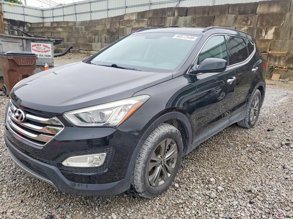 2014 Hyundai VIN 5XYZU3LB1EG196445 COPART salvage auction — FRONT END, Oh - Certificate Of Title, sold $3,800 on 2026-07-10 (photo 1)