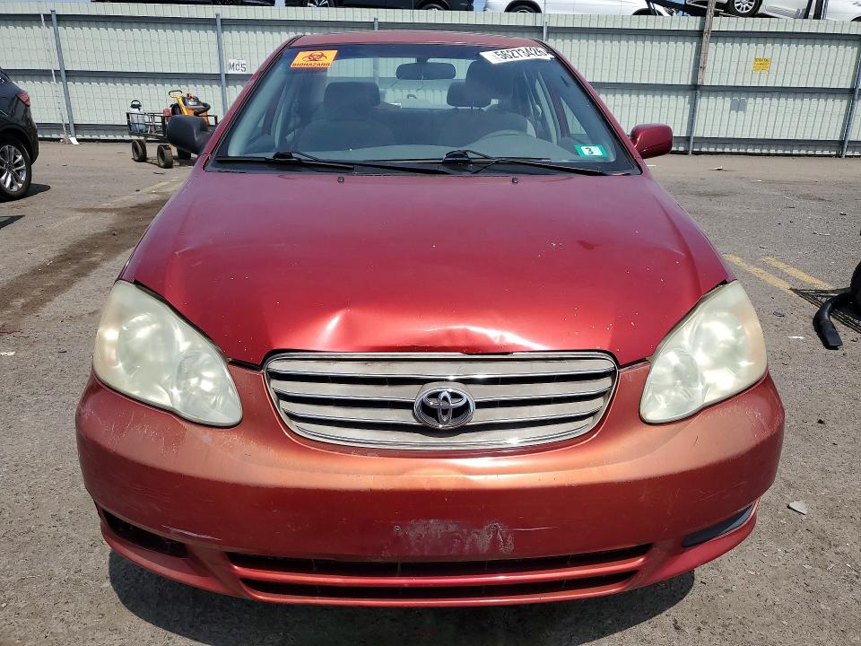 2003 Toyota Corolla VIN 2T1BR32E33C119583 COPART salvage auction — FRONT END, Ct - Certificate Of Title (P), sold $650 on 2026-07-02 (photo 5)