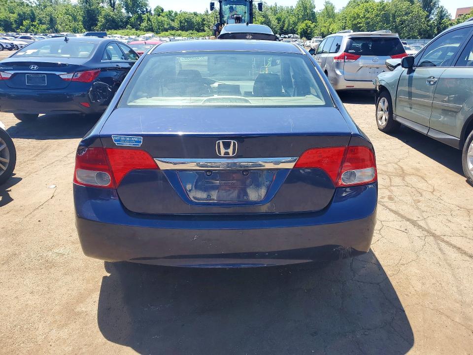 2009 Honda Civic VIN 19XFA16879E045466 COPART salvage auction — MINOR DENT/SCRATCHES, Ct - Certificate Of Title, sold $1,150 on 2026-07-10 (photo 6)