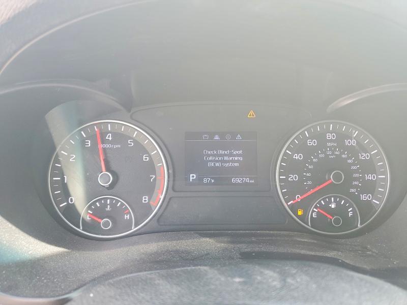 2019 Kia Optima VIN 5XXGT4L30KG317250 COPART salvage auction — REAR END, Tx - Salvage Vehicle Title, sold $2,700 on 2026-07-09 (photo 9)